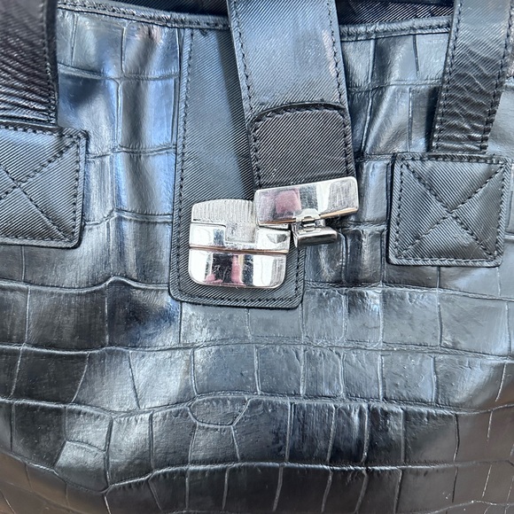 Dooney Bourke Bayou North/South Leather Large Bucket Tote - Picture 3 of 6